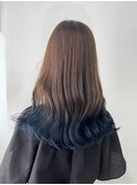 .navy blue×gradation color.