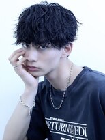 アーリー(Ali'i)&nbsp;波巻きスパイラルパーマ束感マッシュウルフサイドパートレイヤー