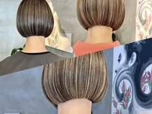 ブルックスの雰囲気（上品で洗練された Minimumボブ×ハイライト【バレイヤージュ】）