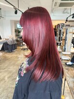 ザ オーダー(THE ORDER)&nbsp;赤髪/ボルドーカラー/ワインレッドカラー/ダブルカラー/韓国ヘア