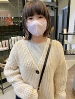 ヘアーアイスカルテット(HAIR ICI QUARTET) 20代30代大人可愛い顔周りレイヤーウルフボブぱっつん前髪