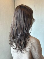 ラヴィズム 長岡店(LUVISM)&nbsp;ミディアム顔周りレイヤーおくれ毛前髪長岡/新潟/宮関