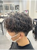 ツイストスパイラルパーマツイストパーマメンズマッシュパーマ