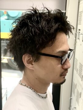 フィフス 渋谷(fifth) ツイストスパイラルパーマツーブロックメンズマッシュメンズ渋谷