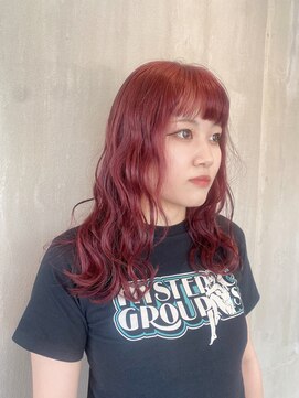 トテ(tote.) ダブルカラー ブリーチなし 暖色カラー