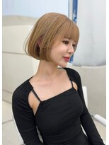 ガガ 心斎橋(GAGA)&nbsp;韓国/ハイトーンカラー/ワンホンヘア/レイヤーカット/髪質改善