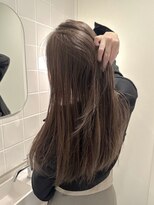 ニモ(NIMO.)&nbsp;ラベンダーベージュブリーチなしWカラー透明感カラー