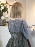 『blonde beige』ホワイトブロンド/くすみベージュ