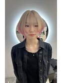 ウルフカット×デザインカラー【梅田/茶屋町/ウルフ】