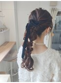 ポニーテールアレンジ