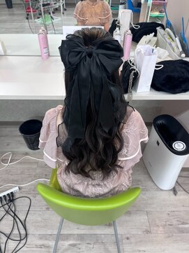 ウレア(ulea) 編込みハーフアップ