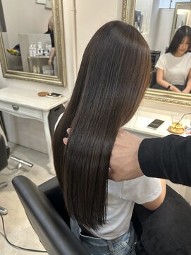 ソワンドゥブレスシエン 堀江店(soin de brace CIEN) 韓国大人ロング×レイヤーカット×髪質改善