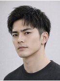Haleニュアンスパーマスパイキーショートバーバーフェザーパーマ