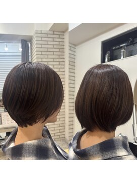 メモリーズ 銀座(Memories) 乾かすだけで決まる、美シルエットショートボブ/加藤