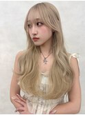 新杉田レイヤーカット韓国ダブルカラー顔周り前髪カットボブ