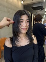ソルトウォーター(SALT WATER) レイヤースタイル 地毛風カラー 透明感カラー