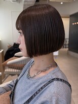 コンティロミー(CONTI ROMMY.)&nbsp;ミニボブ似合わせカットグレージュ透明感カラー20代30代40代