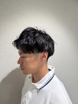 ジェコ ヴェール 祐天寺(gecko.vert) 刈り上げマッシュ　パーマ