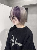 purple×silver