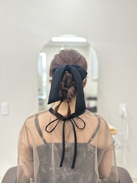 コル 市川(cor) 編みおろし　#市川#ヘアセット#お呼ばれヘア#推し活ヘア#夏