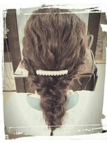 コラボ(hair design co.llabo)&nbsp;編み込みスタイル