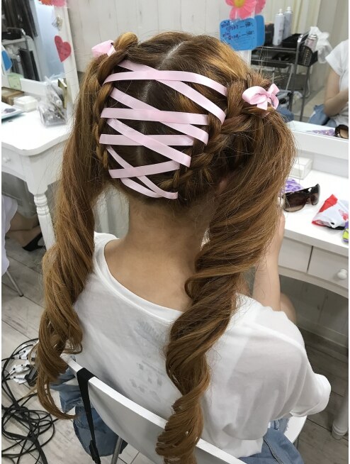 リボンツインテール L ルナクレセント Luna Crescent のヘアカタログ ホットペッパービューティー