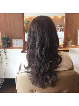 カームヘア 韮塚店(Calm hair) ハイライトにナチュラルグレージュ