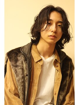 ブークル(boucle) メンズロングゆるスパイラル