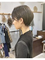 ヘアーアンドアトリエ マール(Hair&Atelier Marl)&nbsp;【Marl】グレージュカラー×マッシュショート