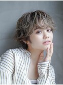小顔/オリーブカラー/ハイライトカラー/セミウェットウェーブ