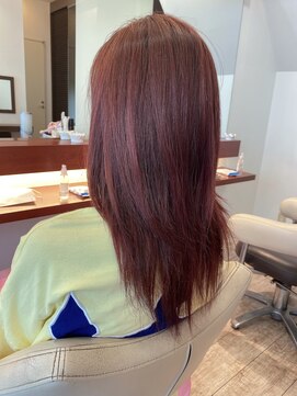 マーリャヘアー(mallia hair) ピンク系カラー
