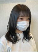 大人フェミニンロングスタイル【藤枝/髪質改善/デザインカラー】