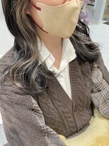 インナーカラー　透明感カラー