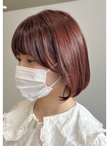 ブロンド(Blonde.)&nbsp;韓国風ベルボブ×ボルドーカラー