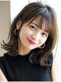 ブルベイエベ◎垢抜けシースルー☆愛されミディアム　新宿代々木