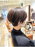 耳にかけても可愛い大人ショートボブ☆