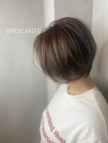 ブロカント ラックスビー 立川北口店(BROCANTE LUXBE) ショートボブ ニュアンス ショート アッシュ 透明感 小顔