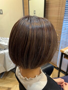 アルター(aL ter) ハイライト×ベージュカラー［グレーベージュ/前髪パーマ］