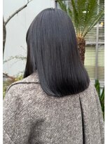 ナカオコアフュール(NAKAO COIFFURE) 縮毛矯正ストレート　ツヤ髪　暗髪　黒髪　ストレート　平針