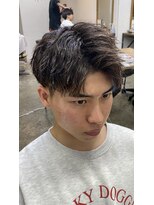 【RYUYA】ショートアップバング×ソフトツイスパ