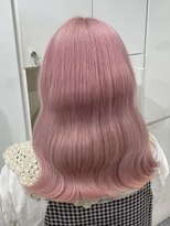 ピンクベージュ/ピンクヘアー/ピンクカラー/ピンクヘアー/渋谷