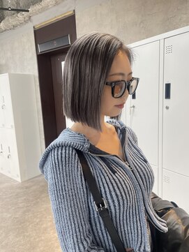 リミットバイアフィナー 大宮店(limit by Afinar) 切りっぱなしボブ/シルバーボブ