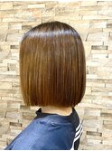 髪質改善/縮毛矯正/ストレート/トリートメント/切りっぱなしボブ