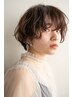 【ダメージレスで可愛く】カット+ケアパーマ　￥17900→￥10180