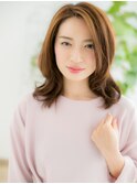 綾瀬/髪質改善/ヘルシースタイル♪ベージュピンク×くびれヘアj