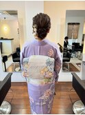 七五三参りの着付け&ヘアアレンジ