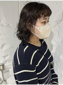 【三ツ井純】伸ばしかけヘア ニュアンスパーマ ほつれパーマ