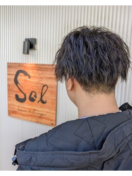 ソル 千葉(Sol) ツイストパーマツイストスパイラルパーマメンズマッシュパーマ