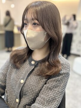 スティル カラン(STILL calin) 【宮川】ブリーチなしシフォンベージュ