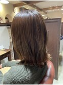 【外ハネ】【アッシュベージュ】髪質改善ナチュラル透明感美肌